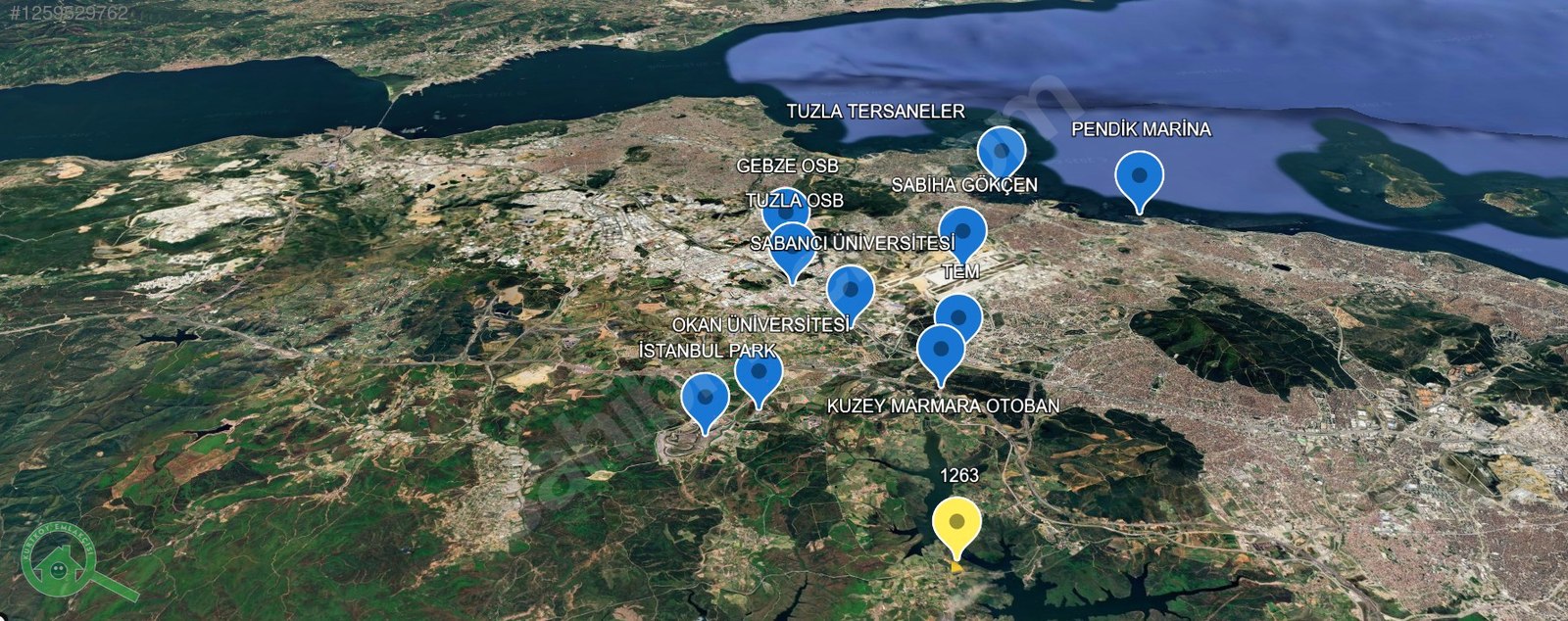 Pendik Kurtdoğmuş Köyü'nde 11,5 Dönüm Müstakil Satılık Tarla