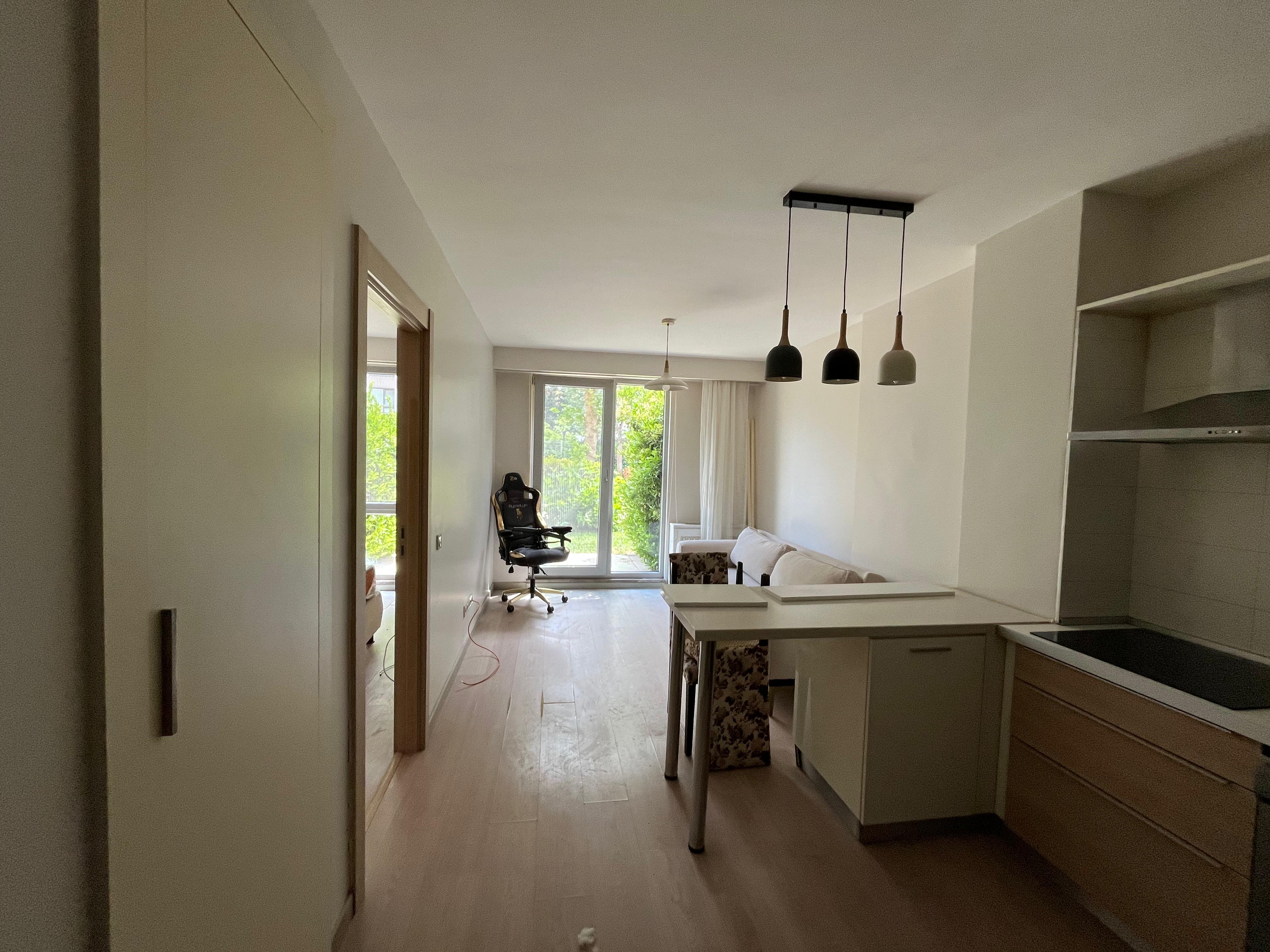 Yenişehir Kentplus Newport Kurtköy Kiralık Eşyalı 1+1 Bahçe Katı 