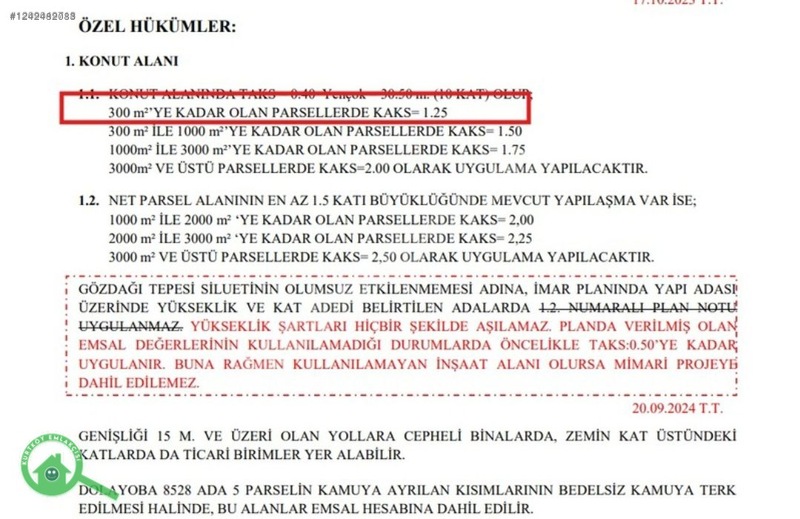 İstanbul Pendik Güllübağlarda Satılık 193 m² Ticari Konut Arsa